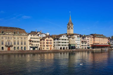 Zürih şehir, Olimpiyat Limmat Nehri boyunca binalar