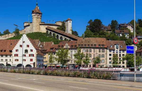 Pemandangan kota Schaffhausen, Swiss — Stok Foto