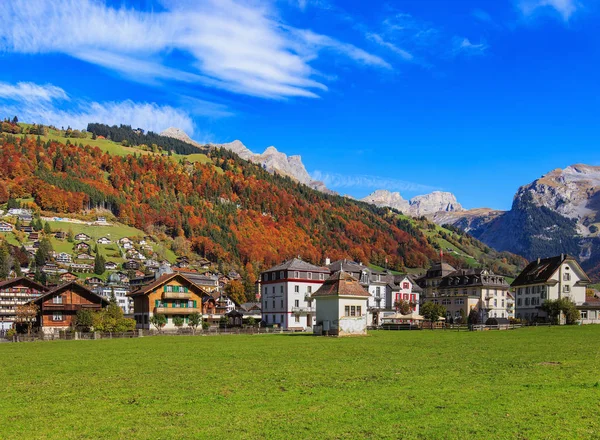 Town of Engelberg in Switzerland — Stock Photo, Image