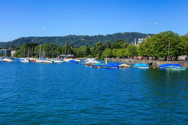 Curyšské jezero ve Švýcarsku — Stock fotografie