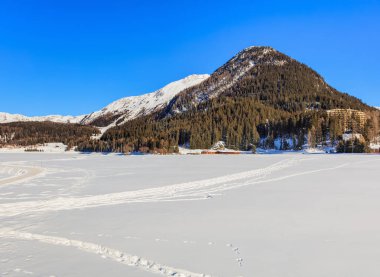 Seehorn dağın Dav kasaba görüldüğü gibi İsviçre