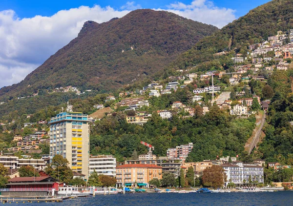 Comune di Lugano in Svizzera — Foto Stock