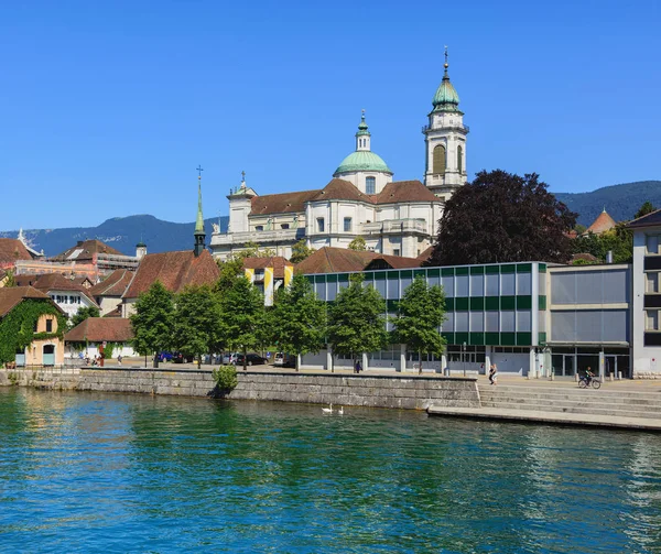 Staden av Solothurn i Schweiz — Stockfoto