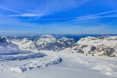 Mt. Titlis İsviçre görünümünden