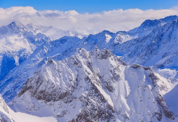 Télen a svájci Alpok — Stock Fotó