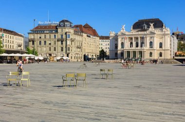 Sechselautenplatz Meydanı Zurich, İsviçre