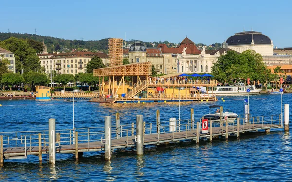 Lago Zurich en una noche de verano —  Fotos de Stock