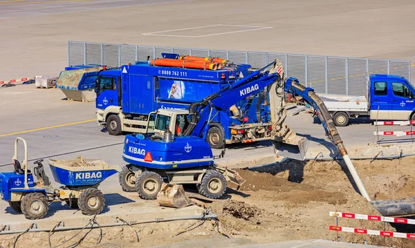 Trabajos de construcción en el aeropuerto de Zurich —  Fotos de Stock