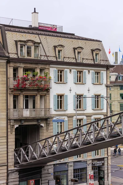 Funicular Polybahn en Zurich, Suiza — Foto de Stock