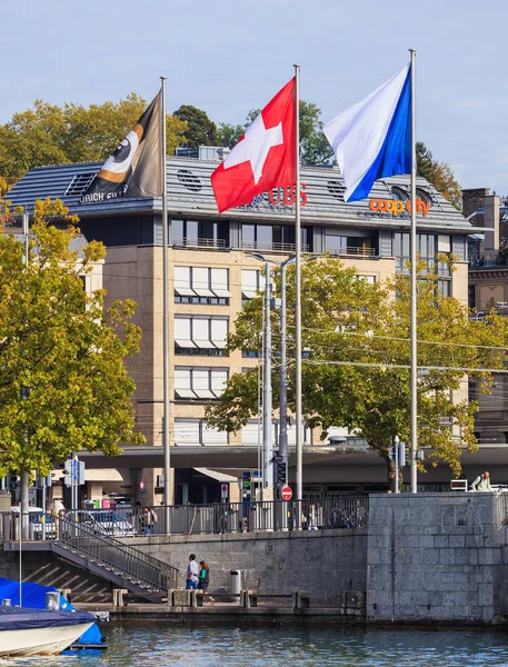 Festival de Cine de las Banderas de Zurich, Suiza y Zurich — Foto de Stock