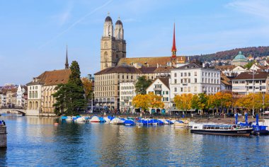 Zürih şehir, Olimpiyat Limmat Nehri boyunca binalar