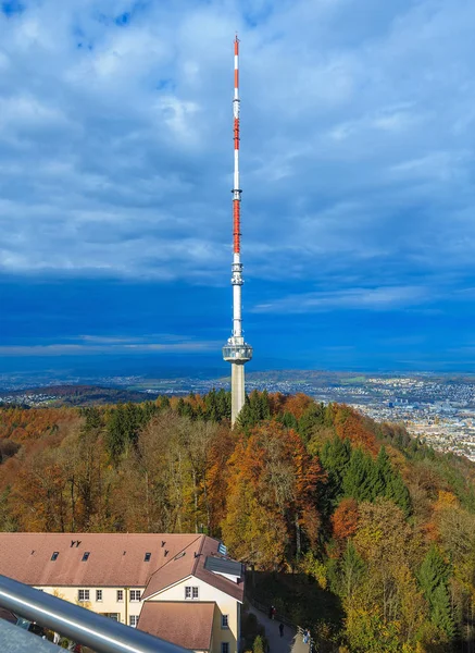 View from Mt. Uetliberg in autumn — Stock Photo, Image