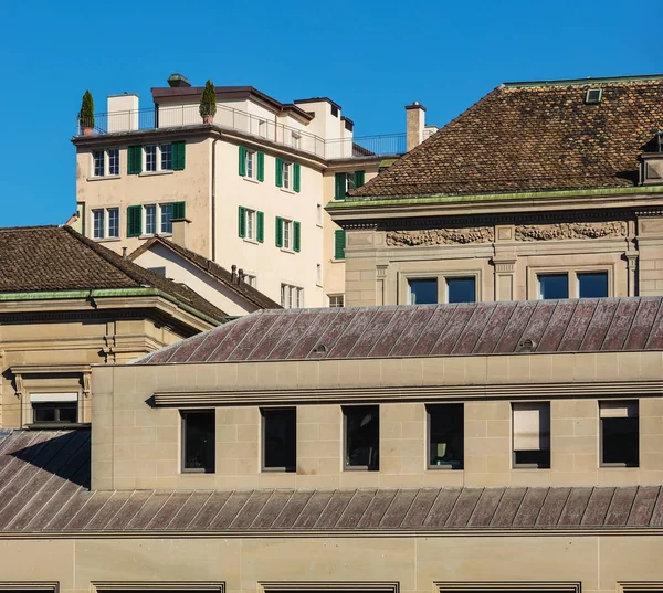 Buildings of the city of Zurich — Stock Photo, Image