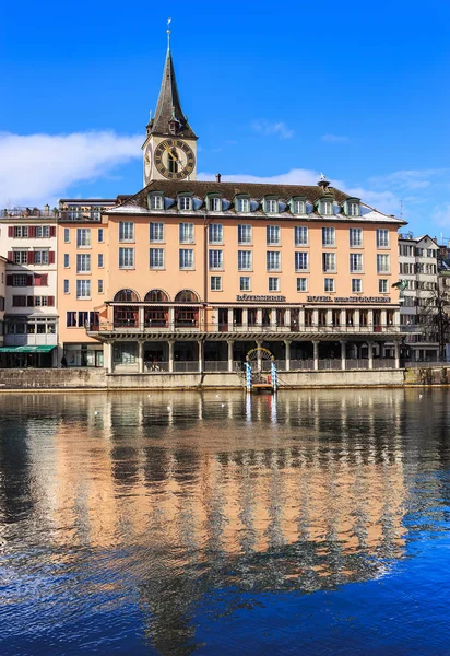 Zurich in winter — Stock Photo, Image