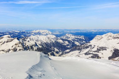 Alpler, Mt. Titlis İsviçre Üstten Görünüm