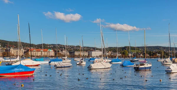 Curyšské jezero ve Švýcarsku — Stock fotografie