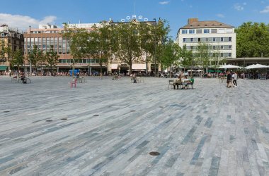Sechselautenplatz Meydanı Zurich, İsviçre