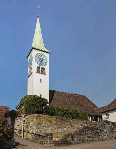 Ruschlikon, İsviçre Reform Kilisesi — Stok fotoğraf