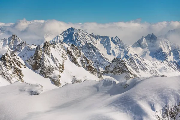 スイスの山ティトリスから冬ビュー — ストック写真