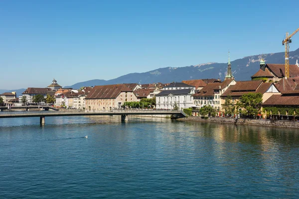 Město n Swtzerland — Stock fotografie