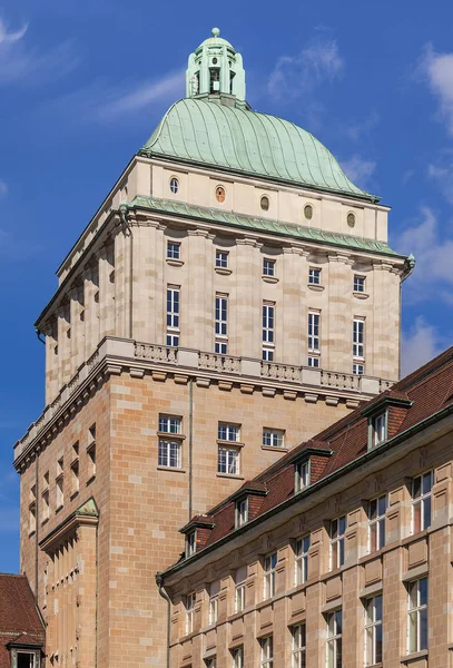 Tower of the main building of the University of Zurich — Stock Photo, Image