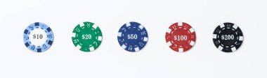 Poker çiplerini ayır