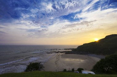 Asturias sahil Sunrise