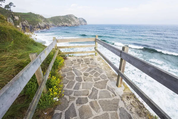 Plaja vidiago în Llanes , — Fotografie, imagine de stoc