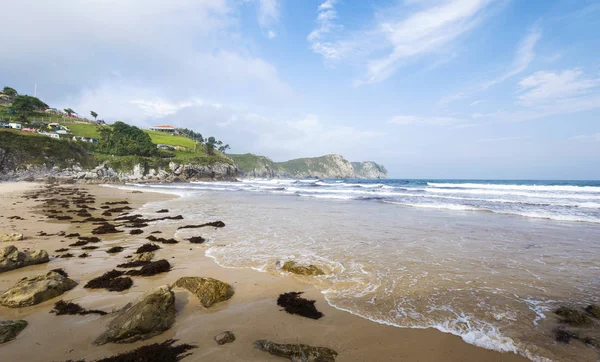 Vidiago пляж в Льянес, — стоковое фото