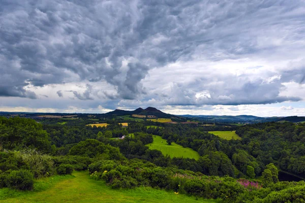 Vackra landskap av Scotts Visa i Scottish Borders — Stockfoto
