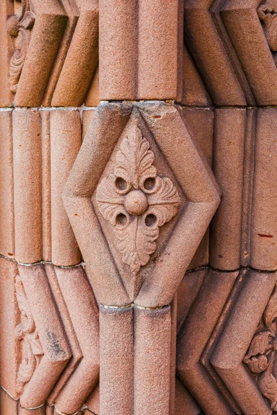 Decoration at the entrance to Jedburgh Abbey in the Scottish Borders — Stock Photo, Image