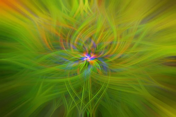 Mehrfarbige Twirl Effekt Muster Hintergrund Magische Bunte Illusion Visuellen Effekt — Stockfoto