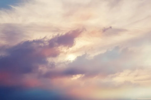 Güzel pembe günbatımı gökyüzü — Stok fotoğraf