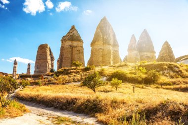 Kapadokya 'da gün batımı, hindi