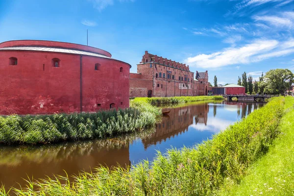 Malmö slott eller Malmöhus slott i Malmö, Skåne, Scandi — Stockfoto