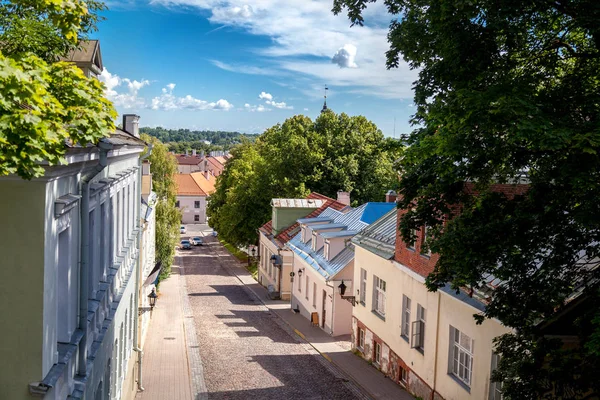Городской пейзаж, улица Тарту — стоковое фото