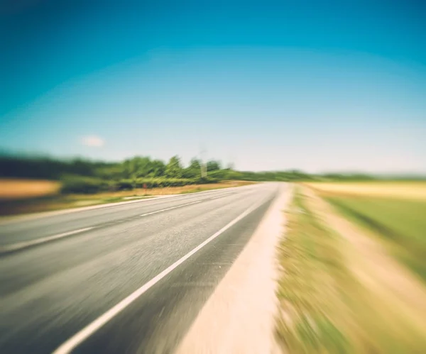 Autó- és közúti absztrakt blur retro háttér — Stock Fotó