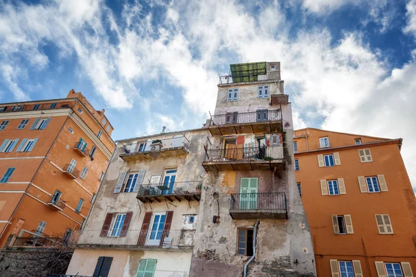 Bastia, en vacker stad på ön Korsika i Frankrike en vie — Stockfoto