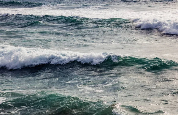 Ondas do mar, fundo natural abstrato e textura — Fotografia de Stock