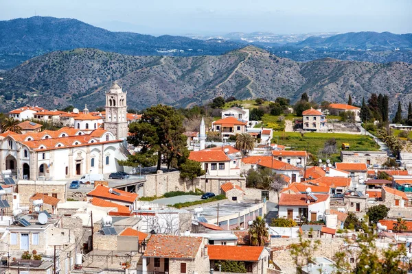 Vista del famoso destino turístico valle Pano Lefkara —  Fotos de Stock