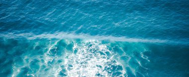 Deep Blue Ominous Ocean Water Background clipart