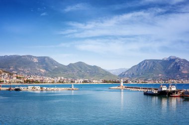 Alanya, Türkiye, güzel bir manzara, bir görünümü f resort şehirde