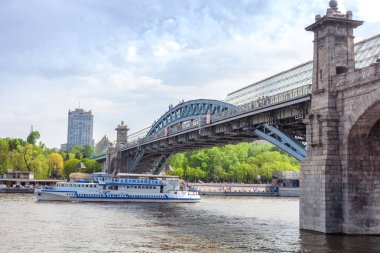 Andreevsky Bri görünümünü içerik görüntü, Mayıs 2018, Moskova Rusya,