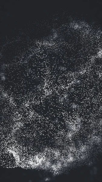 Siyah arkaplan üzerine düşen soyut kar bir metin olarak kullanılacak — Stok fotoğraf