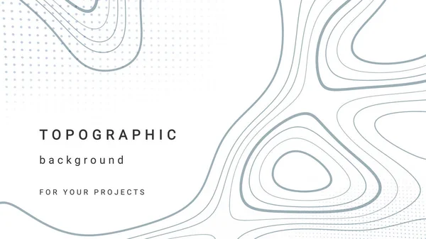 Fundo topográfico e textura, imagem monocromática. Ondas 3D . — Fotografia de Stock