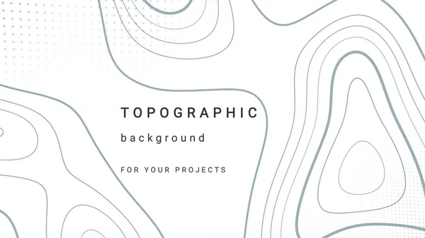 Topografische achtergrond en textuur, abstract monochroom beeld. 3 — Stockfoto