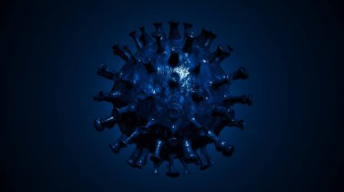 covid-19, koronavirüs salgını, hücresel ortamda yüzen virüs, koronavirüs gribi geçmişi, viral hastalık salgını, virüsün 3 boyutlu üretimi, organizma illüstrasyonu