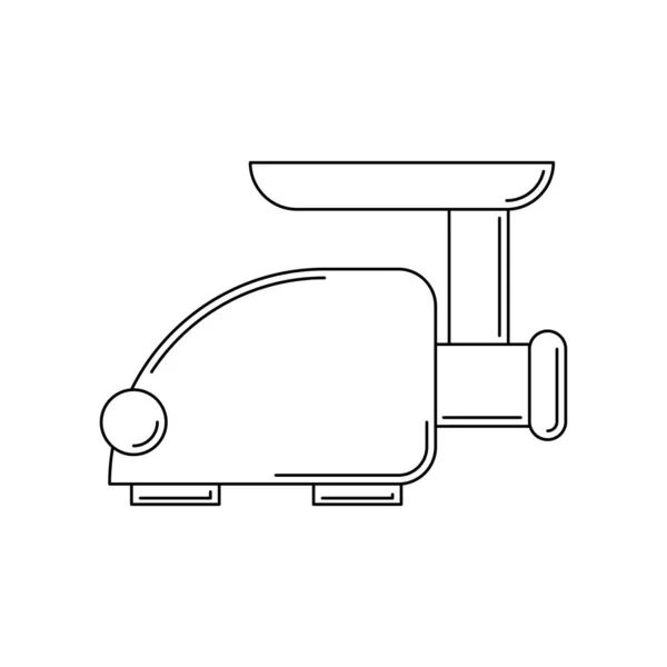 Icona della linea di tritacarne. illustrazione strumento da cucina per il design e web . — Vettoriale Stock