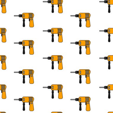 Enstrümanlar Kusursuz Desen. Tasarım ve Web İçin Araç Resimleri.