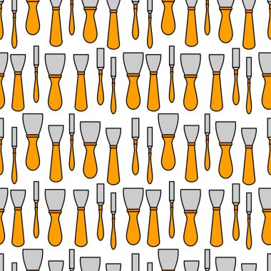 Enstrümanlar Kusursuz Desen. Tasarım ve Web İçin Araç Resimleri.